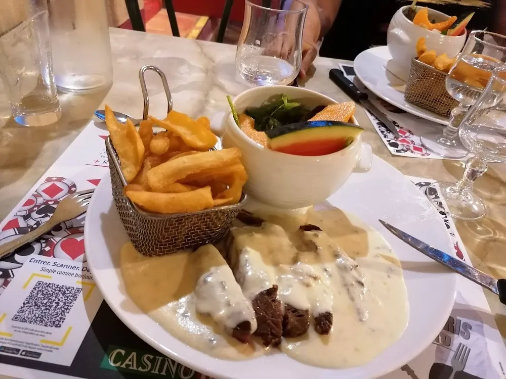 Émincé de Boeuf Sauce Roquefort